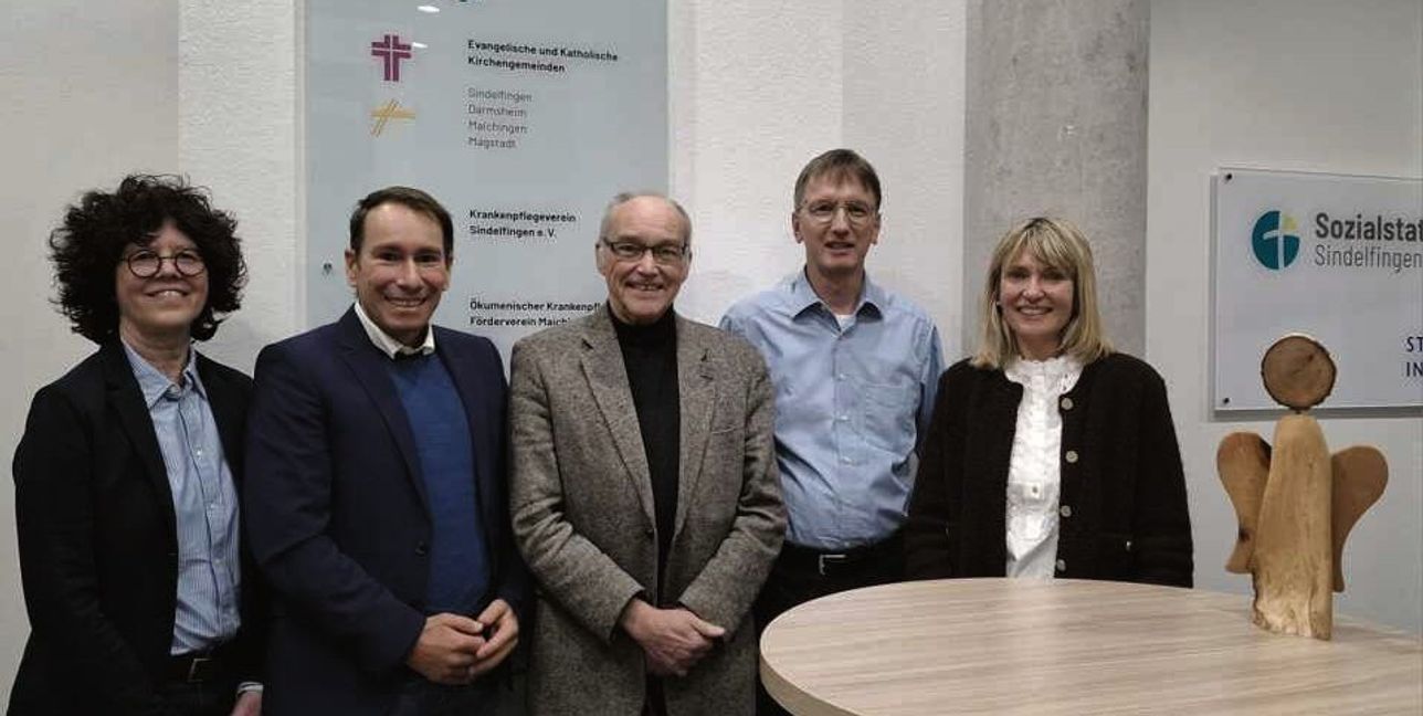 Von links: Diana Higi, Philipp Koch, Dr. Peter Michael Bittighofer, Andreas Schlegel und Renata Spieler.