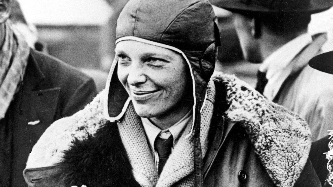 Die Pilotin Amelia Earhart hatte als erste Frau den Atlantik überflogen. (Archivbild von 1928)