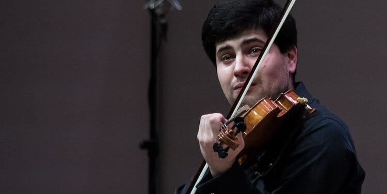 Violinist Mikhail Pochekin.