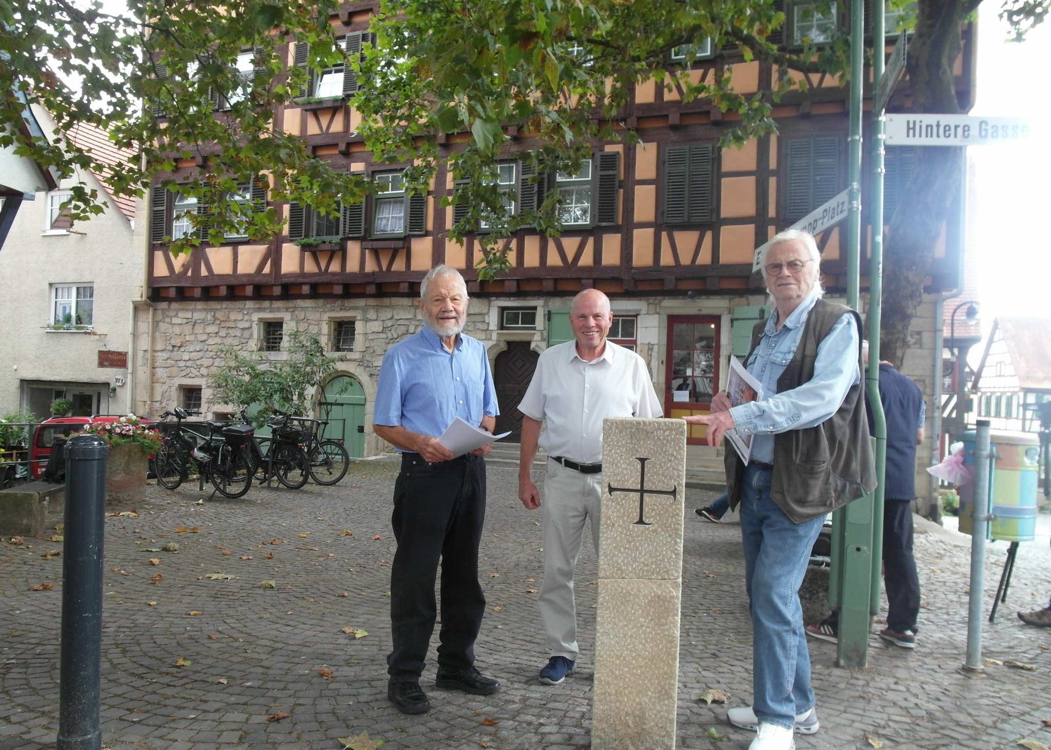 Horst Weber, Friedemann Böttiger und Klaus Philippscheck (von links).
