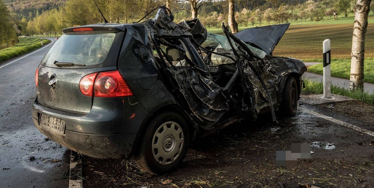 Der Unfallfahrer wurde schwer verletzt.