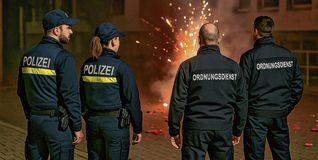 Kracher und Raketen sind verboten. So einfach ist das.