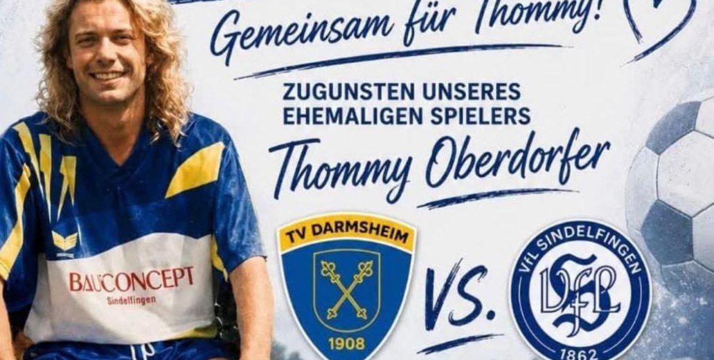 Am 2. August gibt es ein Benefizspiel für Thomas Oberdorfer.