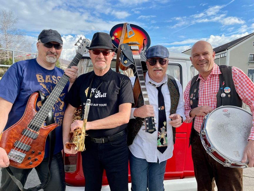 Zum Musikprogramm beim Sindelfinger Schlemmermarkt gehören zahlreiche Bands, so wie „Käs & Roll“, die am Samstag ab 17.30 Uhr auftreten.                     Bild: Silvia Herb/z