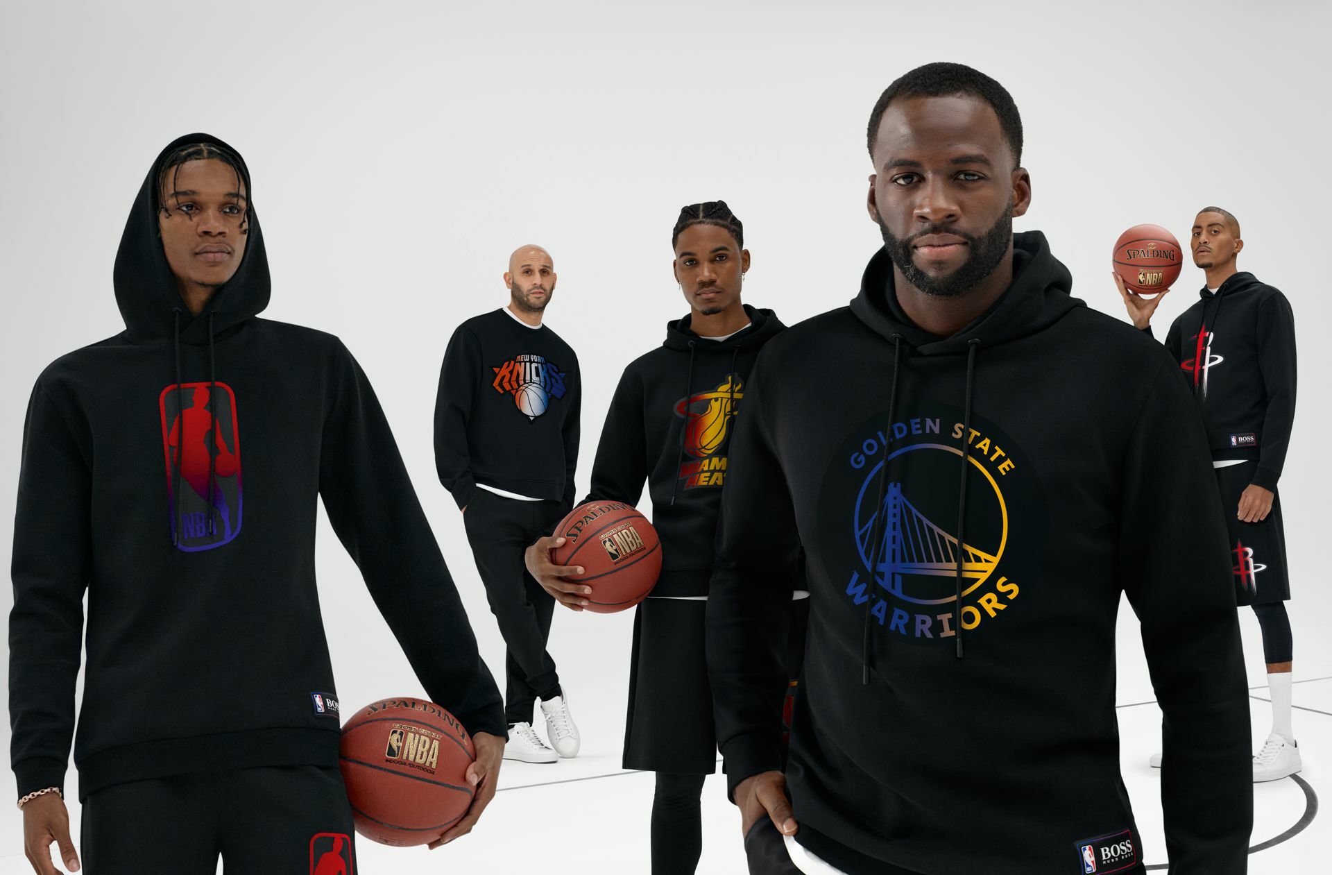 Um Lässigkeit bemüht: Hugo Boss kooperiert für eine Kollektion mit der nordamerikanischen Profiliga National Basketball Association (NBA). Foto: Hugo Boss