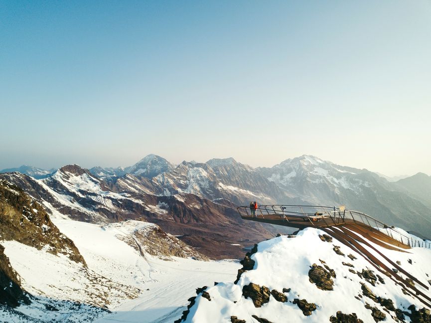 Beste Aussichten: Die Gipfelplattform Top of Tyrol.  Bild: Andre Schönherr