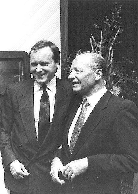 Zwei der drei Maredo-Gründer: Manfred Holl (links) und Karl-Heinz Reinheimer. Bild: Stampe/A