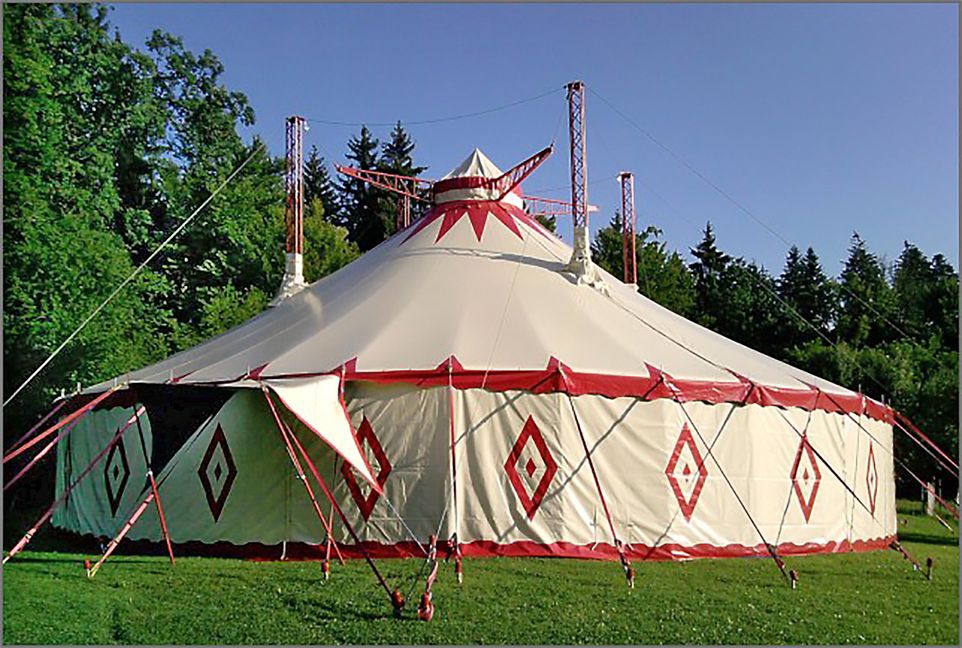 So soll das Kulturzelt auf dem Grünen Platz in Sindelfingen aussehen.  Bild: z