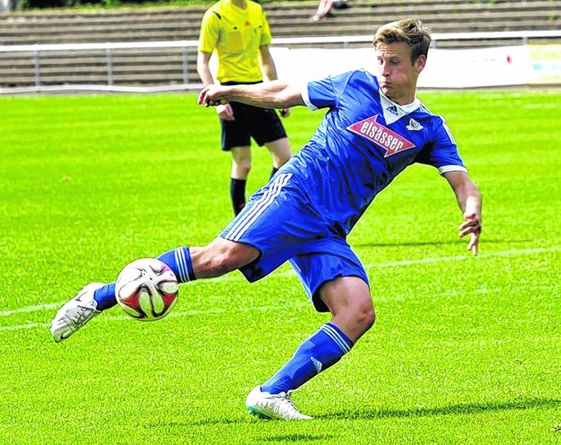 Schießt den VfL Sindelfingen beim TSV Ofterdingen in die zweite Pokalrunde: Torjäger Oliver Glotzmann.  Bild: photo 5/A