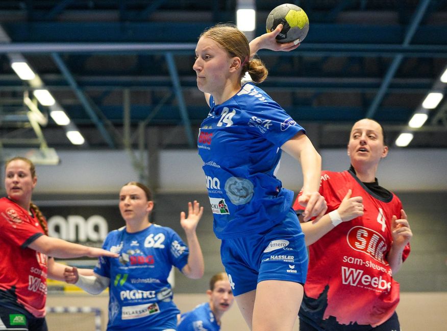Julia Stauder und ihre Mitspielerinnen möchten gegen die SG Degmarn-Oedheim die ersten Punkte der Saison holen.