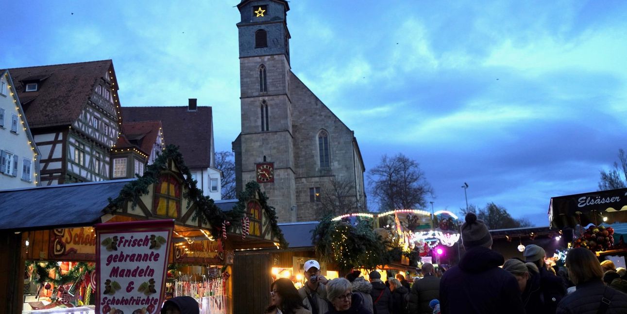 Märchenhaft geht es bis zum 1. Dezember auf dem Böblinger Weihnachtsmarkt zu.