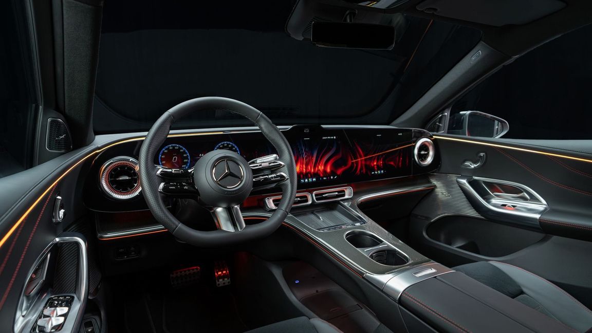 Blick in den Innenraum des GLC.