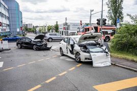 Unfall am Vogelhainweg.