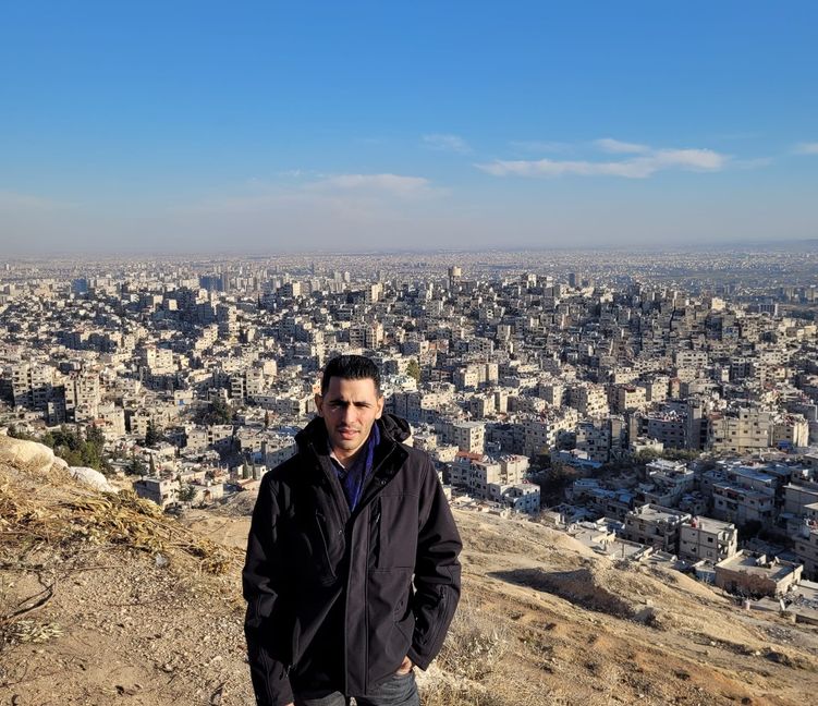 Aeham Ahmad bei einem Besuch in Syrien im Januar 2025.
