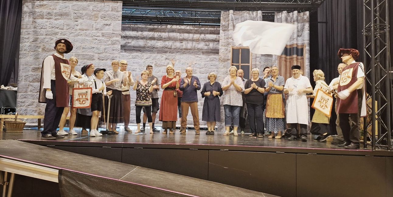 Das Dagersheimer Jubiläums-Musical wird dreimal aufgeführt.
 Bild: z