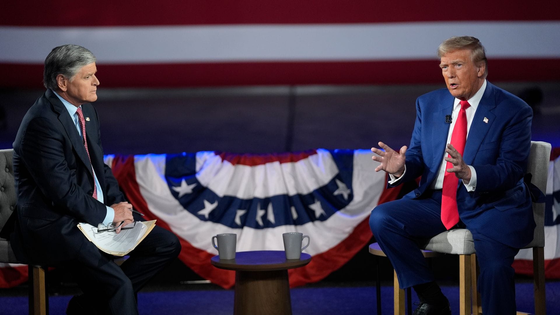 Trump hat Hannity schon öfter Interviews gegeben - auch im Wahlkampf. (Archivbild)