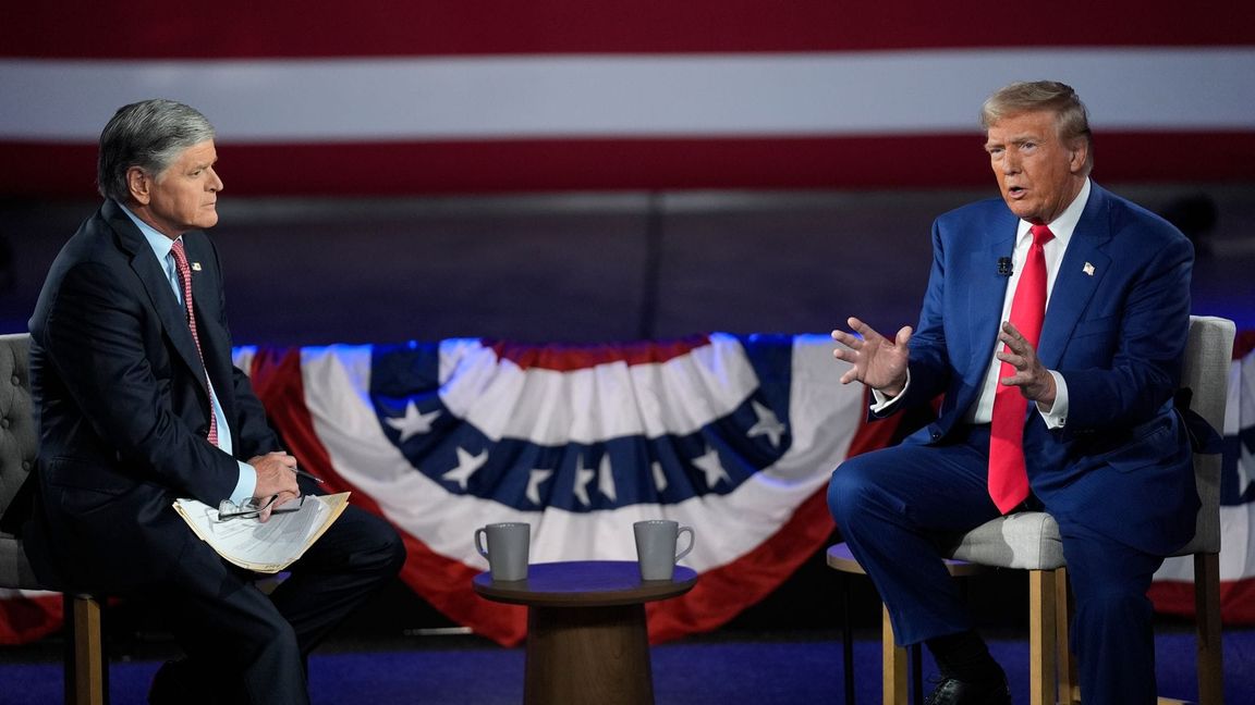 Trump hat Hannity schon öfter Interviews gegeben - auch im Wahlkampf. (Archivbild)