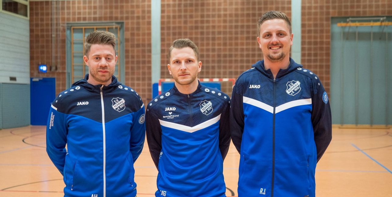 Das neue Trio in Rohrau: Andreas Hess, Maxi Geiger und Robin Jonas (von links).