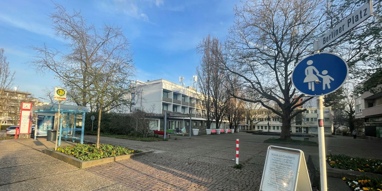 Wird der Goldberg als Sanierungsgebiet festgelegt, soll der Berliner Platz umgestaltet werden.