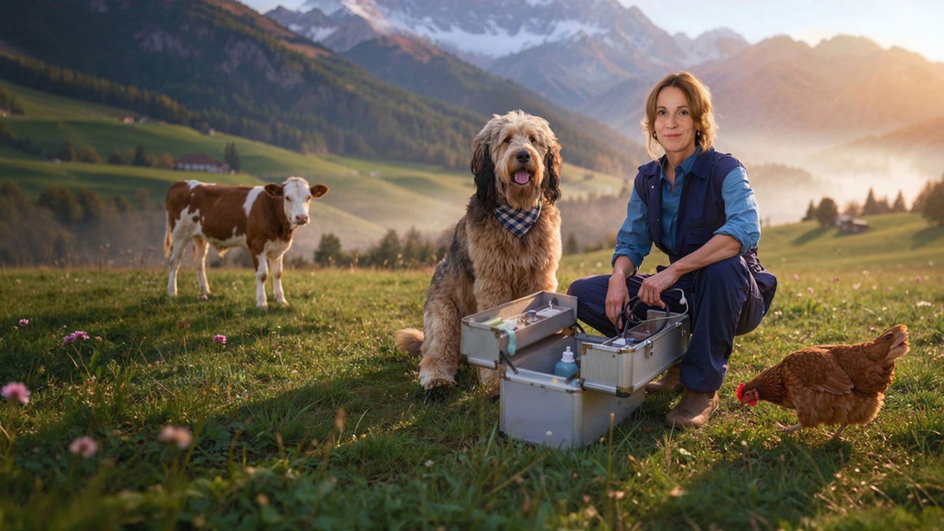 Neue Tierkomödien bei Netflix und ZDF: Kitschig aber süß. Hier: Tierärztin Johanna Maiwald (Doris Schretzmayer).