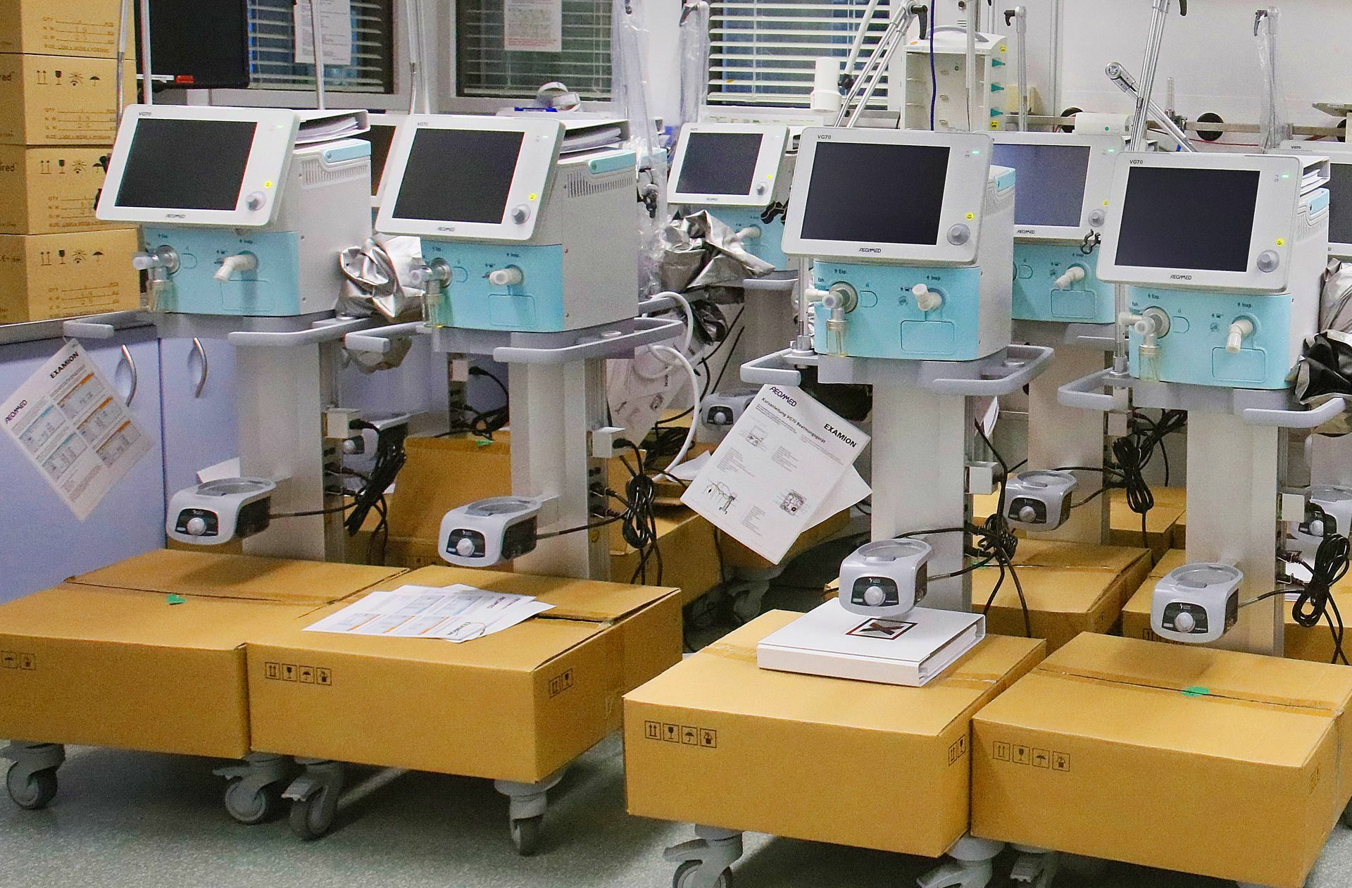 Das Uniklinikum Tübingen würde die chinesischen Beatmungsgeräte lieber heute als morgen zurückgeben, weil sie auf keinen Fall eingesetzt werden. Das Land lehnt das ab und besteht auf regelmäßige Wartung.
 Foto: /Horst Haas