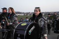 Feuerzauber, nette Leute und prima Stimmung beim Funkenfeuer in Magstadt.