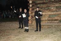 Feuerzauber, nette Leute und prima Stimmung beim Funkenfeuer in Magstadt.