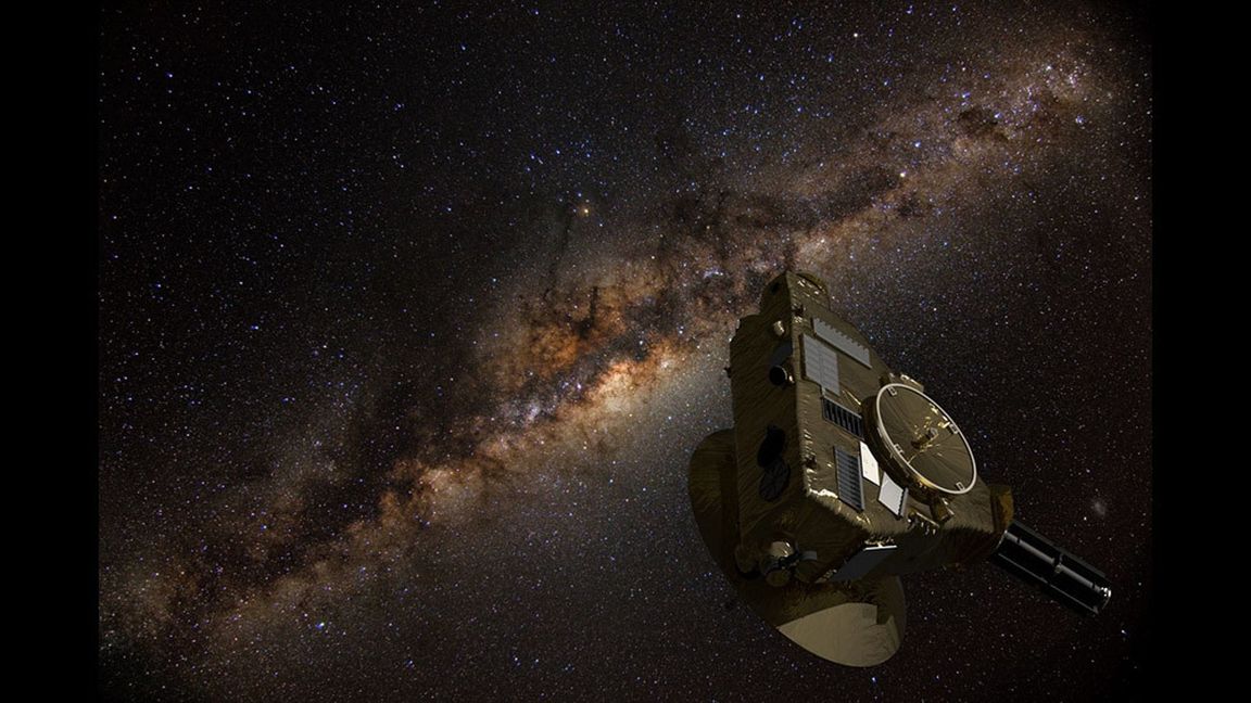 Die Nasa-Raumsonde „New Horizons“ hat vom bisher fernsten Standort im Sonnensystem aus gemessen, wie dunkel das Weltall ist.