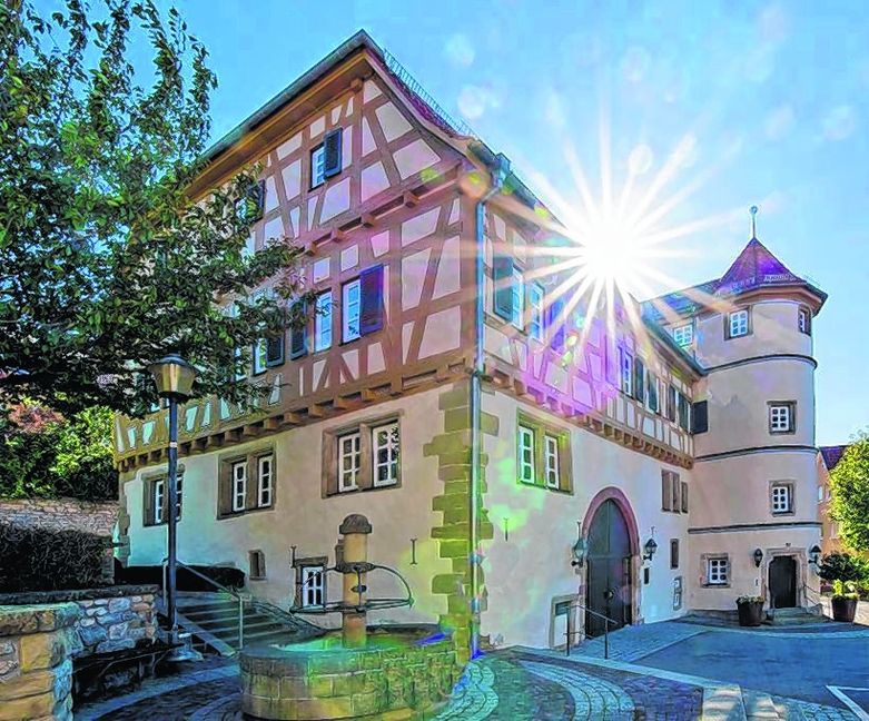 Im Deufringer Schloss sind am Samstag und Sonntag zum Auftakt der Jubiläumsveranstaltungen Wappenbilder zu sehen. Bild: Richter