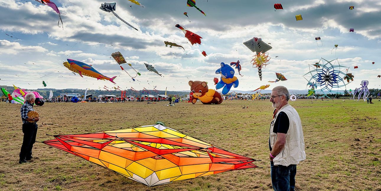 Der Himmel über Malmsheim war zwei Tage lang voller Drachen.