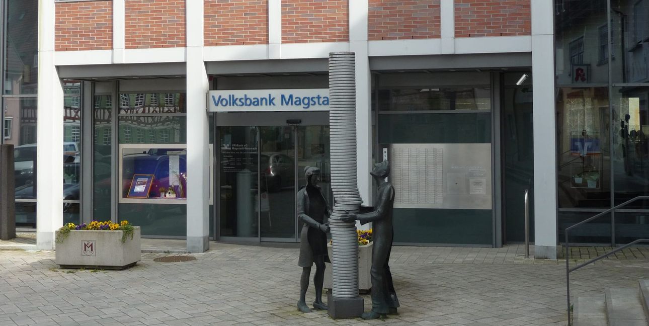 Die VR-Bank Magstadt-Weissach, hier die Hauptstelle in Magstadt, hat nach der Einschätzung des Aufsichtsratsvorsitzenden Dr. Dieter Steegmüller, nun mit der Vereinigte Volksbanken eG den idealen Fusionspartner gefunden.