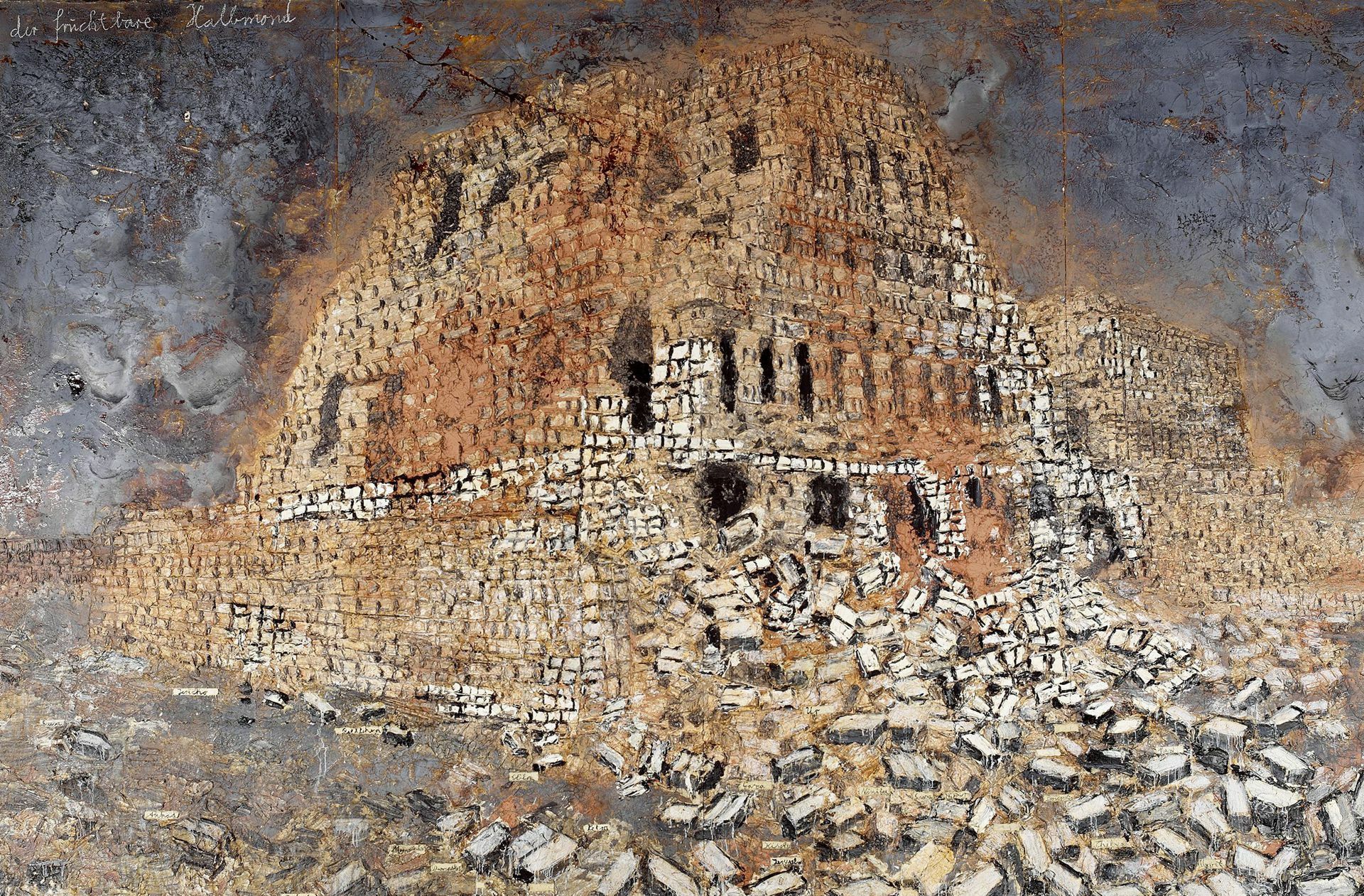 Wie der Turmbau zu Babel: Anselm Kiefers „Der fruchtbare Halbmond“ von 2010 Foto: Anselm Kiefer