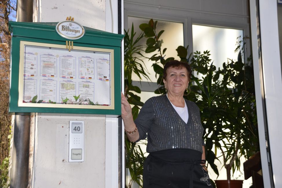 Wirtin Dragica Trogrlic wird ihre vielen Stammgäste vermissen.