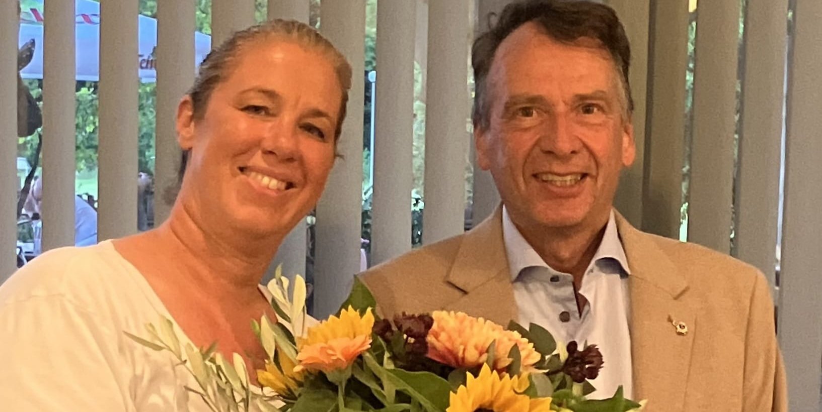 Friederike Derichsweiler-Schmidt und Peter Röhm.