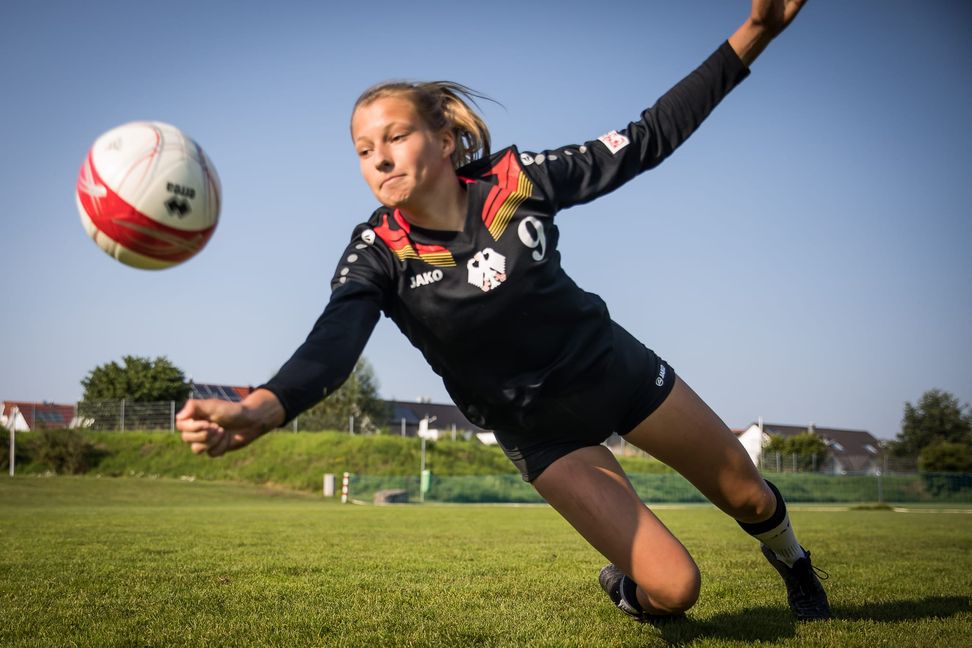 Das mit der Titelverteidigung in Argentinien hat nicht ganz geklappt: Ann-Kathrin Motteler und ihre Teamkolleginnen sind als Vizeweltmeister in Buenos Aires in den Flieger nach Deutschland gestiegen. Bild: z