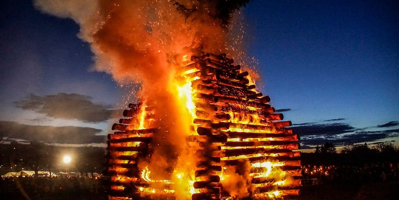 Am Samstag brennt das Funkenfeuer bei Magstadt.
