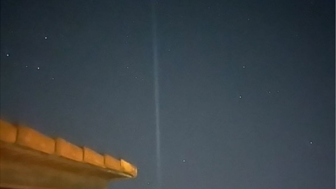 Der Lichtstreifen ist auch am Nachthimmel der Region Stuttgart zu sehen gewesen.