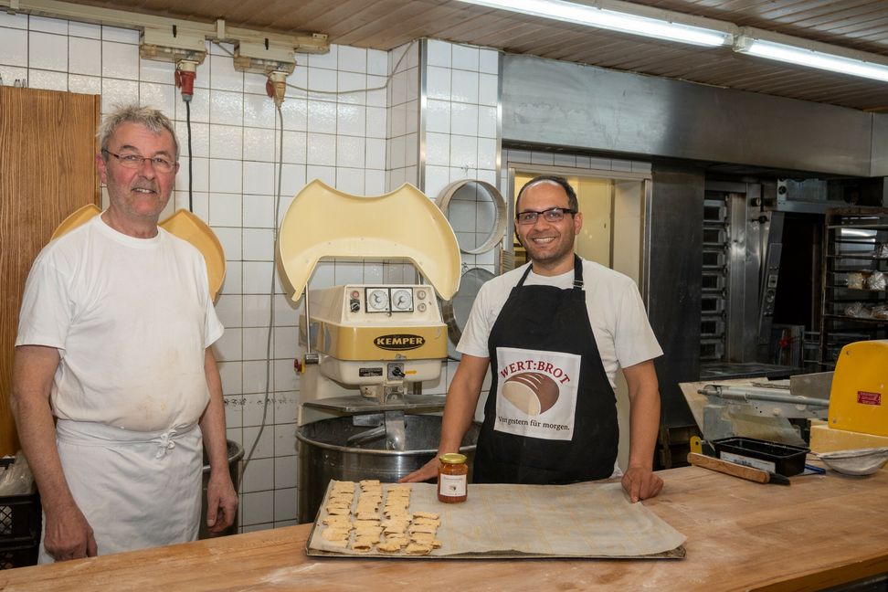 Theo Noller und Reza Khajavi ergänzen sich in ihren Ideen und Produkte Bild: Nüßle