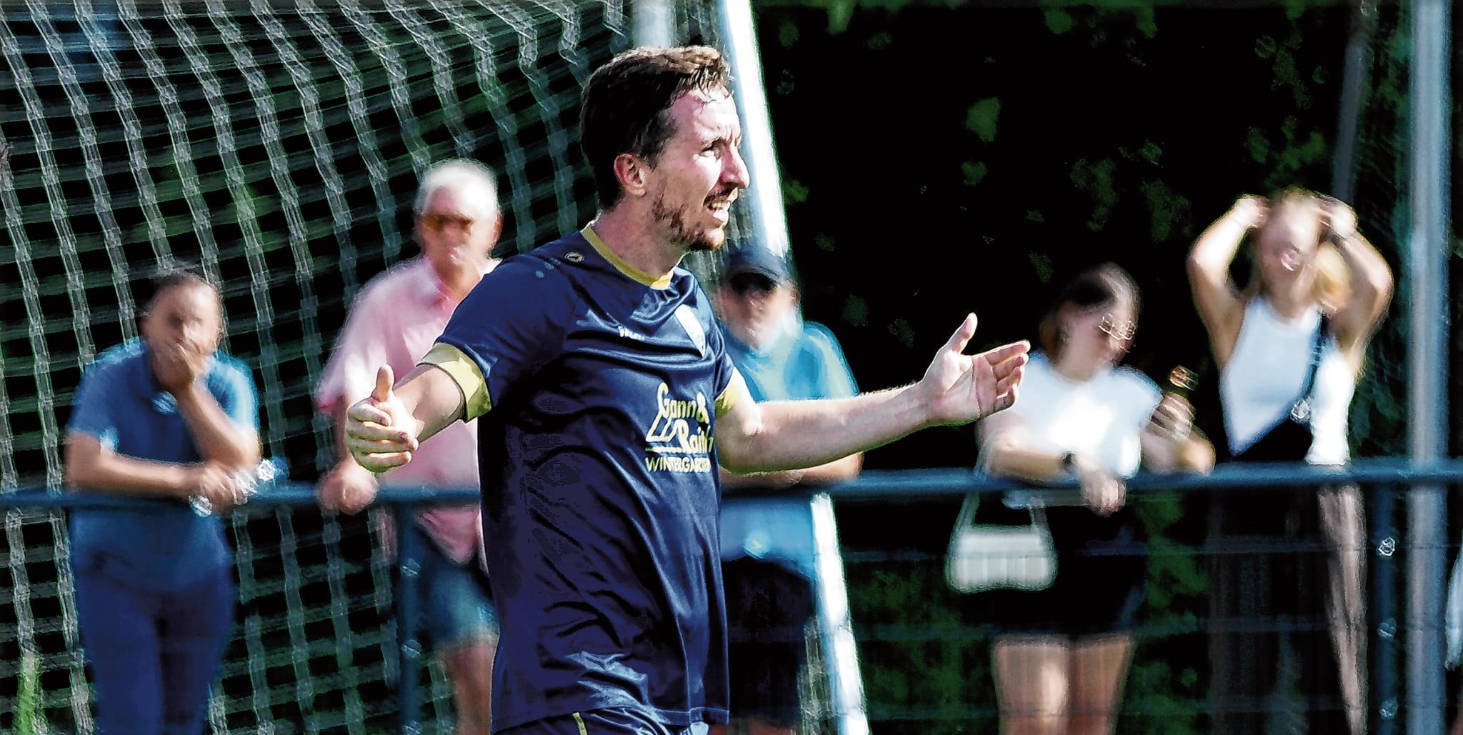 Darmsheims Coach Daniel Knoll hofft, dass seine Spieler in den Partien gegen Maichingen und Donzdorf am Samstag etwas lernen.Bild: Eibner