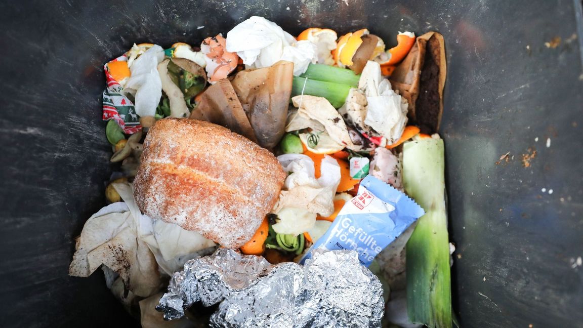 Nicht alles, was hier zu sehen ist, darf rein in die Biotonne.