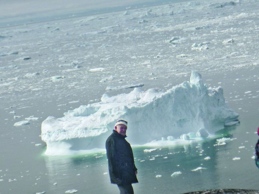 Ein Renninger Pfarrer im nördlichen Eismeer. Franz Pitzal und das Eismeer von Ilimanaq bei Grönland. Bild: z