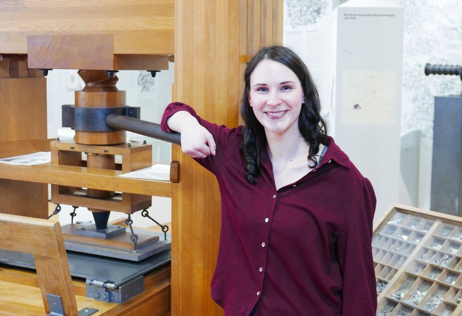 Lea Wegner leitet das Bauernkriegsmuseum in Böblingen.      Bild: Jung