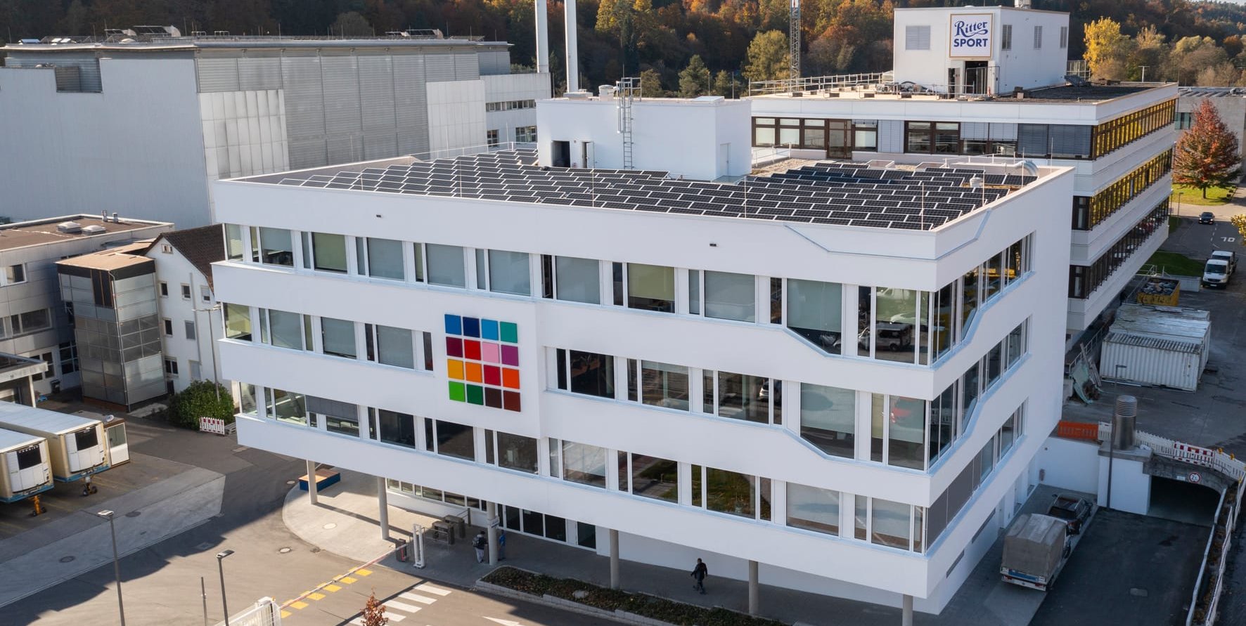 Ritter-Sport-Schokozentrale in Waldenbuch.