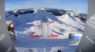 Der Starthang der Weltcup-Strecke.