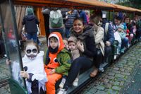 Halloween-Fahrtag bei den Sindelfinger Dampfbahnfreunden.