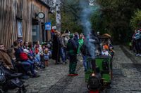 Halloween-Fahrtag bei den Sindelfinger Dampfbahnfreunden.