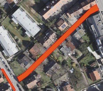 Hohe Straße in Sindelfingen.