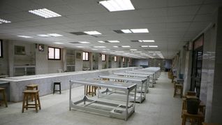 Pathologie in einem Krankenhaus (Symbolfoto): Der Tod sei „sehr hässlich“ geworden, sagt die Autorin Olivia Monti.