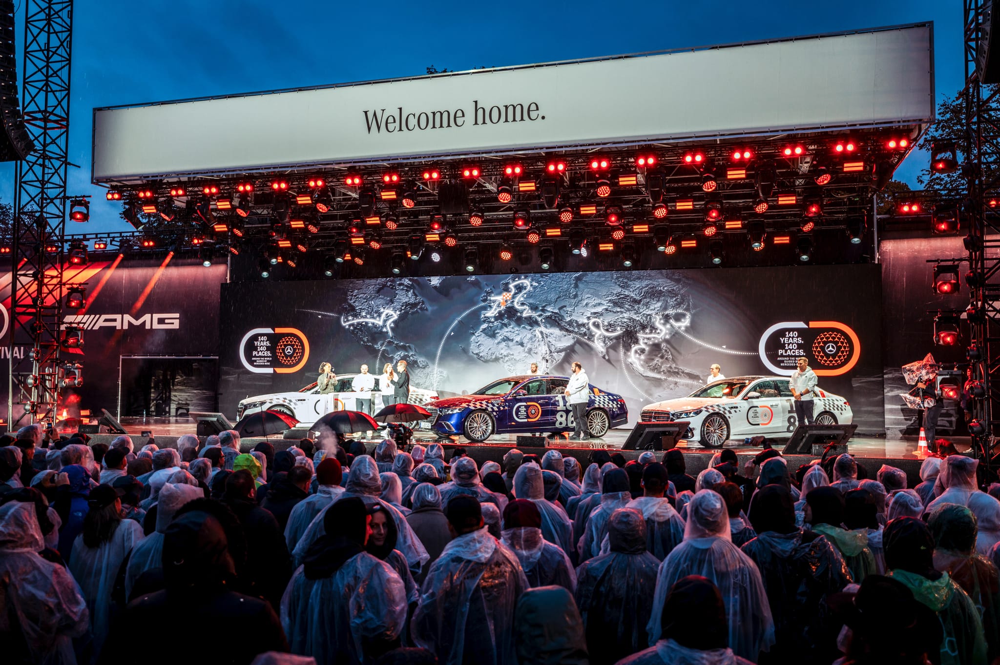 Impressionen vom „The 140 Festival“ am Mercedes-Benz-Museum in Stuttgart.