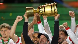 Die Siegerehrung - ein Höhepunkt des Berliner Abends im Olympiastadion.